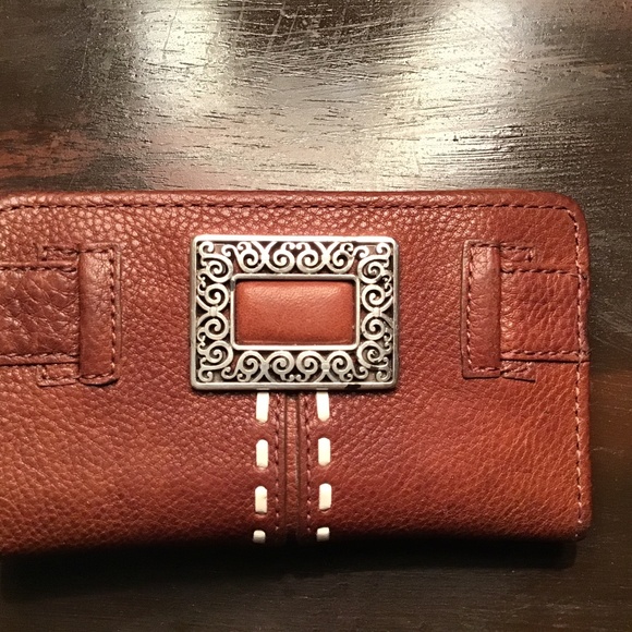 Brighton Tri Fold Dark Brown Wallet - Picture 1 of 5